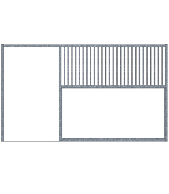 Racetrack Stall Front - Grill Work